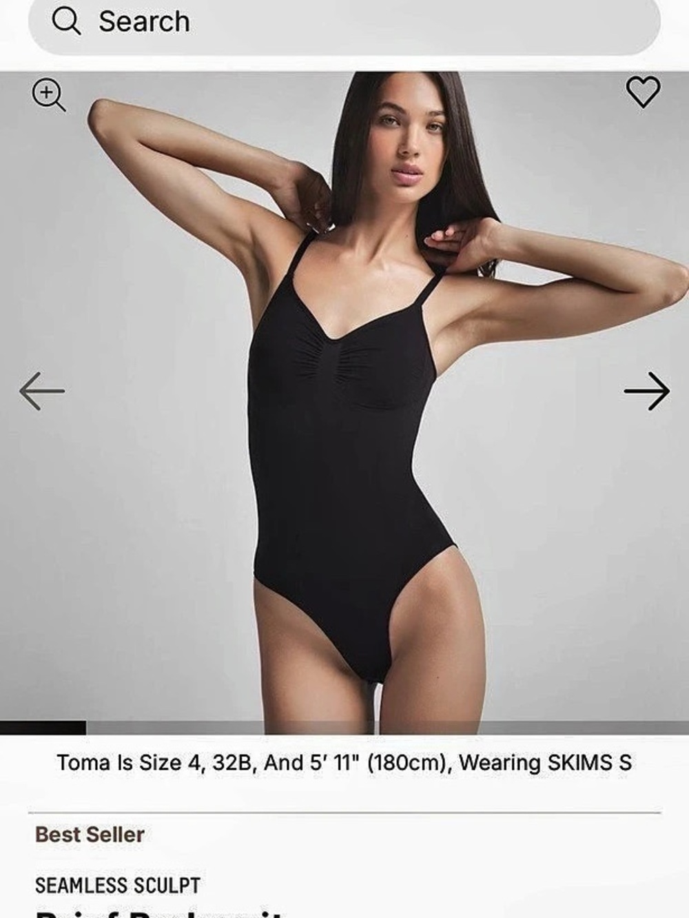 Set of 2: SKIMS Seamless Sculpt Low Back Mid Thigh Bodysuit Set Black & Sienna